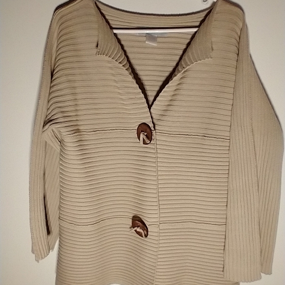 Modern Soul Langenlook Tan Cardigan Sweater XS - Picture 1 of 6